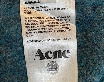 ACNE STUDIOS Women's Sweater Lia Mohair Paw13 Size M - Etsy