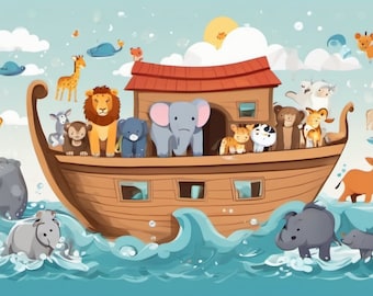 Baby Animals Noah's Ark - 4 pack