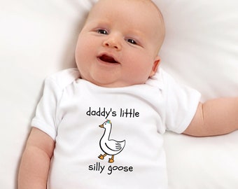 Baby Boy Coming Home Outfit, Daddy's Little Silly Goose Infant Baby Bodysuit, Newborn Girl Coming Home, Baby Boy Easter Outfit, Silly Gifts