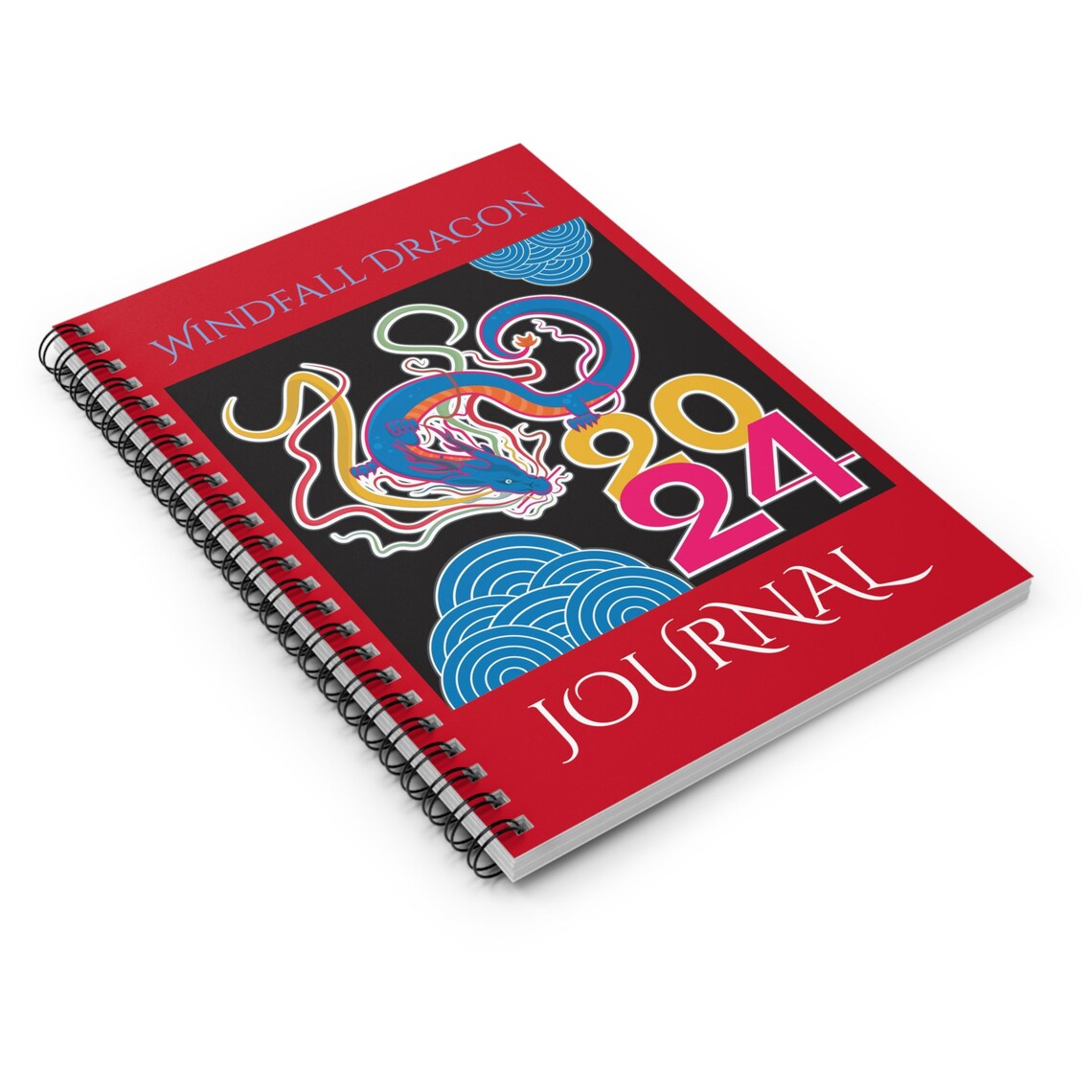 Spiral Notebook Dragon 2024, Notebook Dragon 2024, Spiral Notebook