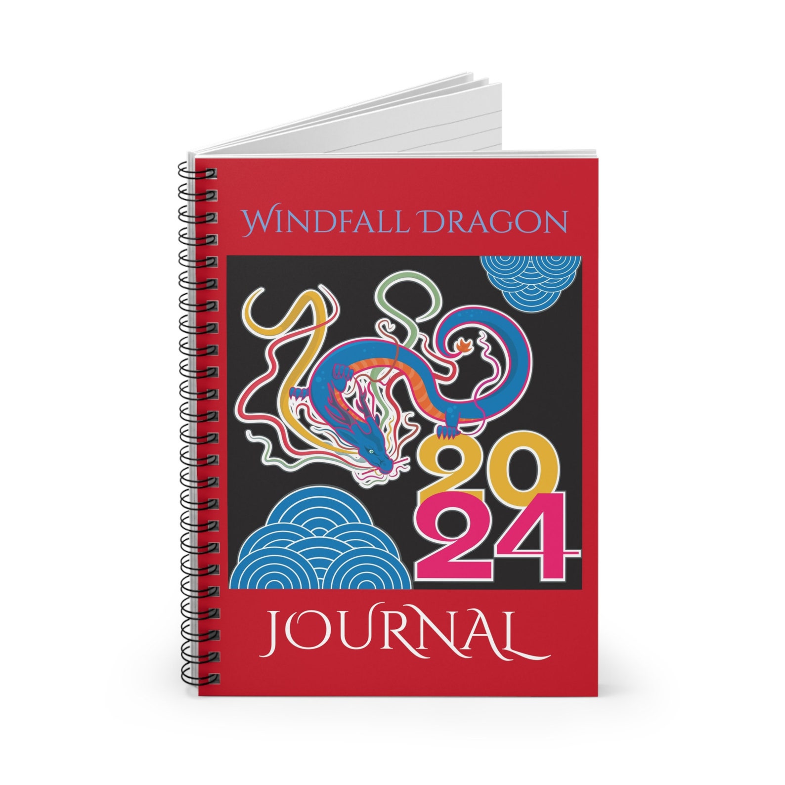 Spiral Notebook Dragon 2024, Notebook Dragon 2024, Spiral Notebook