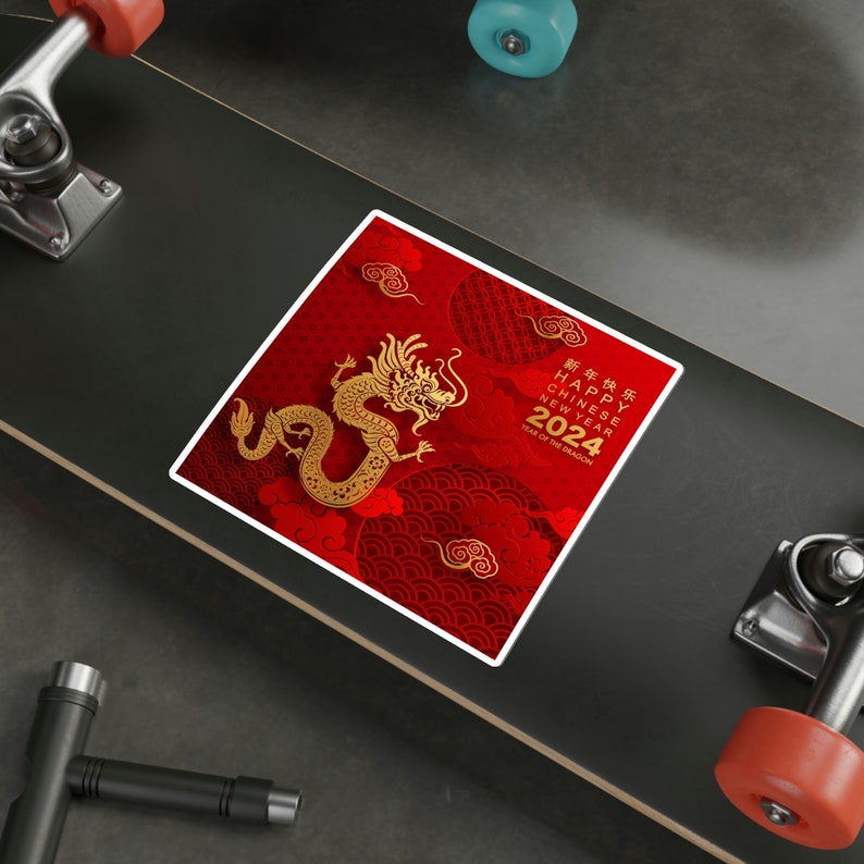 Year Of The Dragon 2024 Stickers, Dragon 2024 Stickers, Lunar New Year Sticker Dragon, image 3