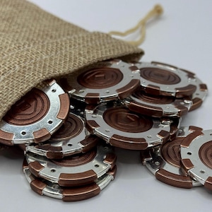 Metal Sabacc Tax Chips - Set of 1/8/16/24