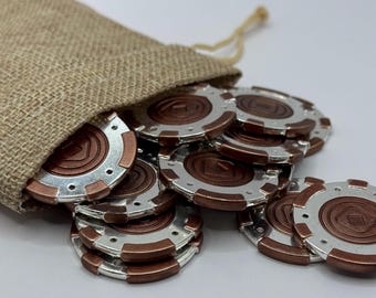 Metal Sabacc Tax Chips - Set of 1/8/16/24