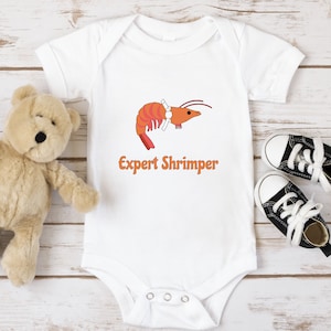 Expert Shrimper Jiu Jitsu Baby Bodysuit, Jiu Jitsu Baby bodysuit, Jiu Jitsu Baby Clothes, MMA baby clothes, Jiu Jitsu Baby Shower Gift