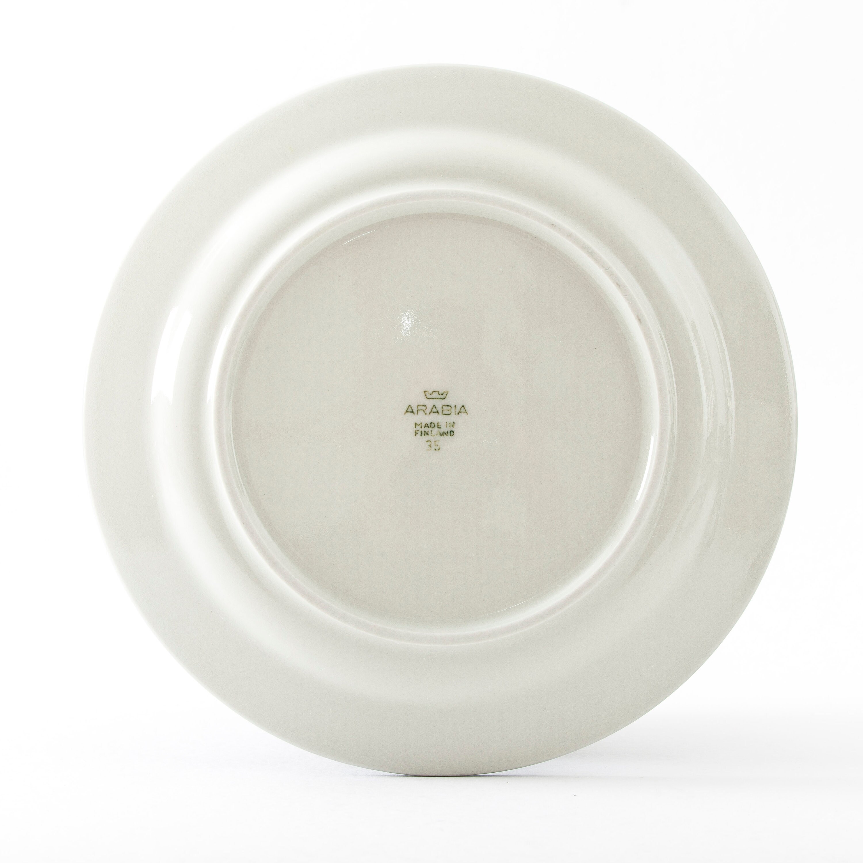 ARABIA Anja Jaatinen–winquist. SAARA Two Plates. W: 20 Cm. Hand