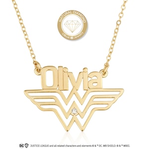 14k gold wonder woman hot sale necklace