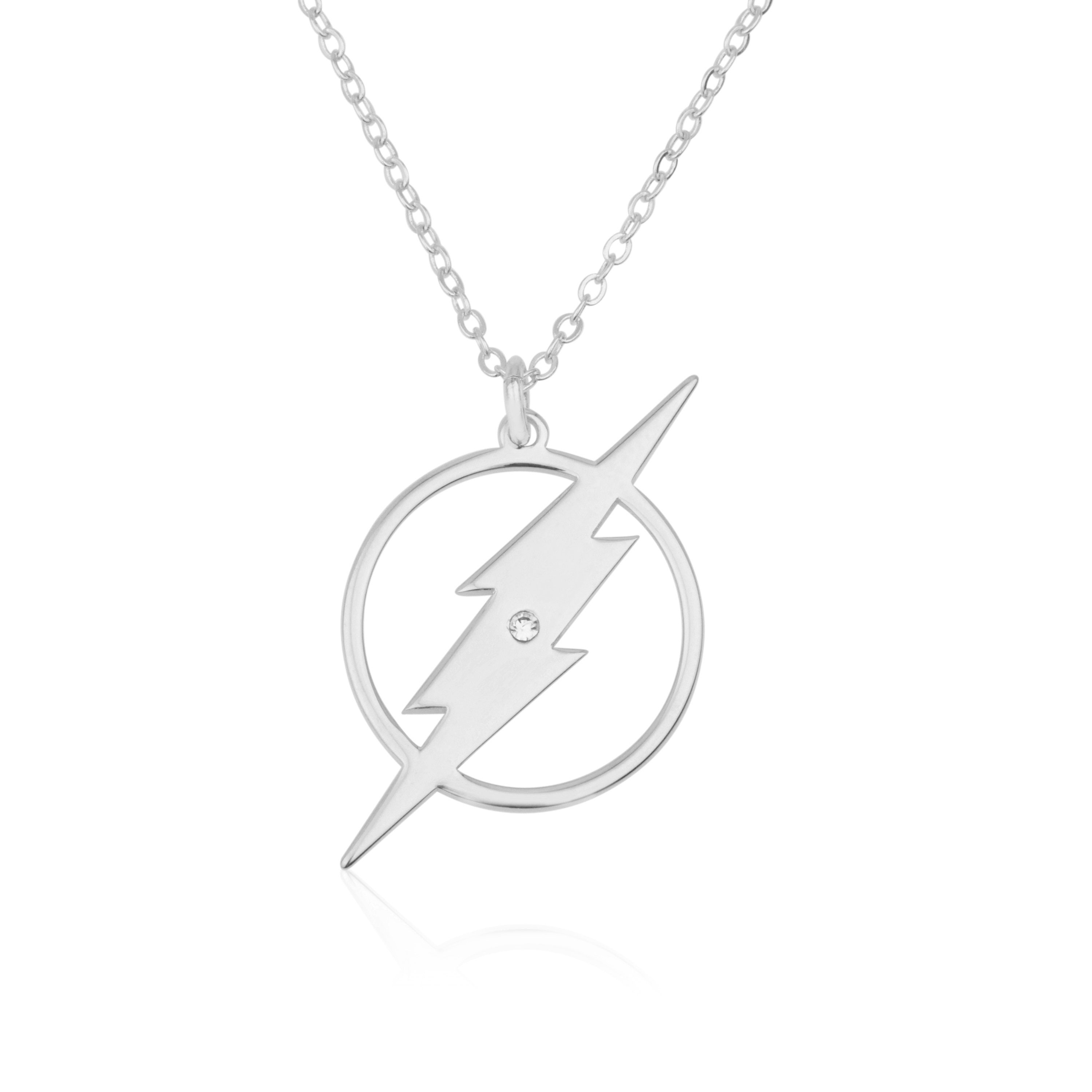 The Flash Necklace Lightning Bolt Pendant Thunderbolt Etsy