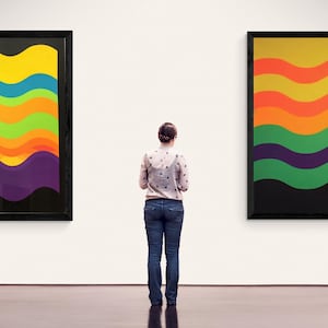 Modern Abstract Artwork Wall Art Decor Large Abstract Canvas Contemporary Art Minimalist Modern Art Bold Abstract Art for Home Decor