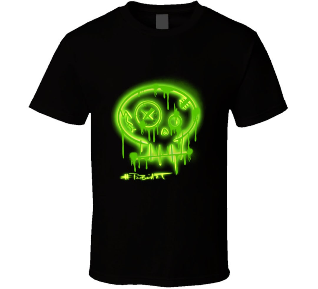[HYDROGEN] M's Neon Skull Graphic S/S T-Shirt Tシャツ R4934 Operator Skull Neon T-Shirt – USAMM