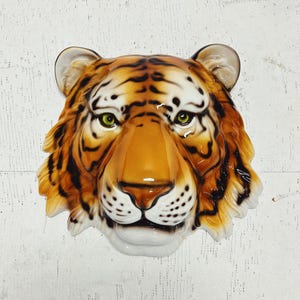 Maschera da muro Tigre in ceramica