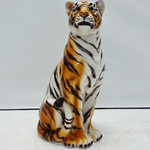 Ceramic Tiger Statue