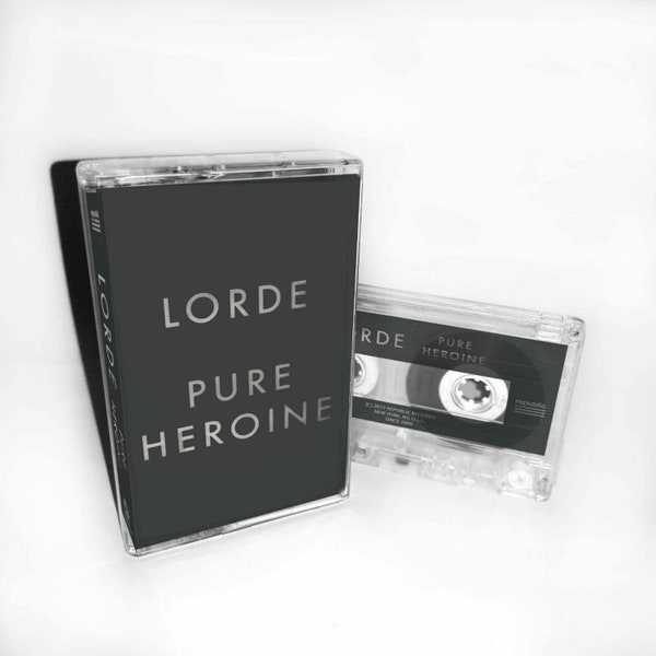 Lorde : Pure Heroine Audio Cassette Tape