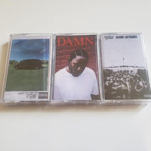Kendrick Lamar Audio Custom Cassette Tape