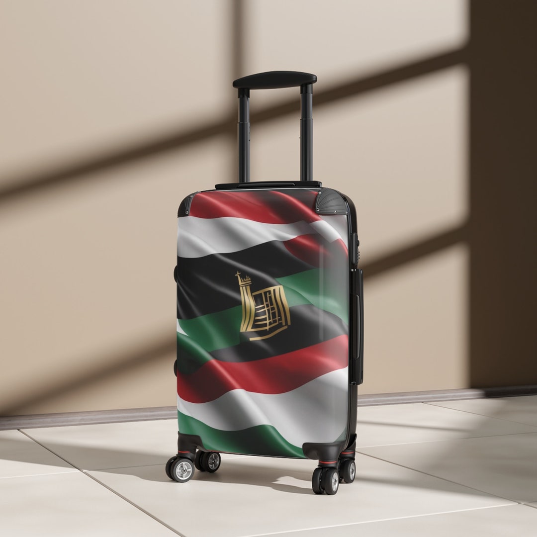 Dubai Flag Suitcase Dubai Flag Flag Luggage Suitcase. Etsy