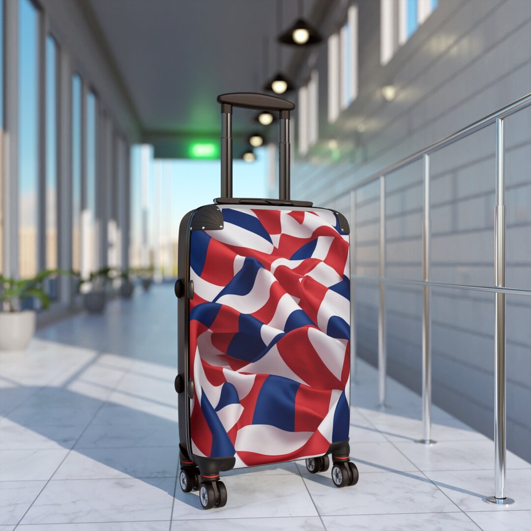 French Flag Suitcase French Flag Luggage Suitcase. Etsy