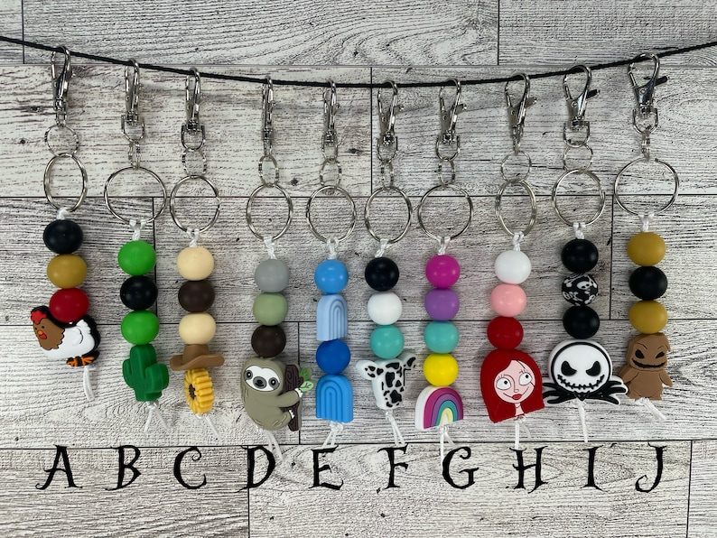 Fun Keychain, Cute Keychain, Backpack Lanyard, Baby Bag or Luggage Tag ...
