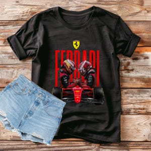one of kind Ferrari unisex  T-Shirt, F1 Ferrari logo Shirt, gift for Ferrari F1 lovers, for men/women, Perfect for race and car fans