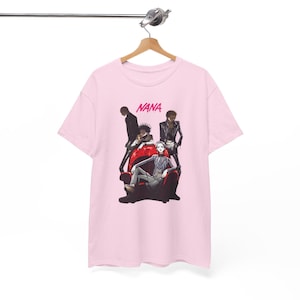 BLACK STONES TSHIRT, Unisex Nana Anime Shirt, Manga Trapnest Band Tshirt, Manga Lover T-Shirt, Musik Band Anime Kleidung Merch Geschenk