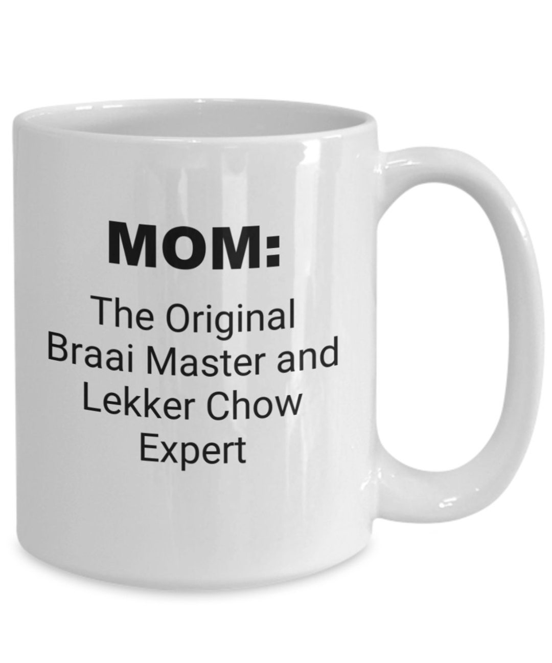 South African Mum Mug, Mom Braai Master, Mother's Day Gift, Super Mum
