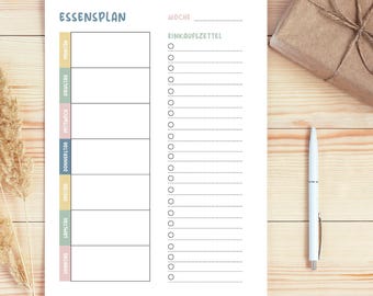 meal plan | shopping list | family menu planner | meal plan | meal planner | weekly plan | weekly meal plan | printable | pdf