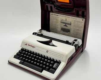 Scheidegger Eurostar Electric TM 2000 – Vintage Electric Typewriter – Fully Working Retro Collectible