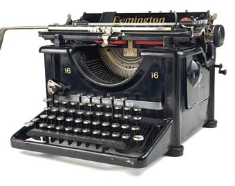 Remington Standard 16 Vintage Typewriter, Fully Tested, New Ribbon
