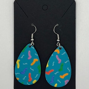 Earrings with willies