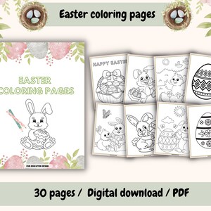 Easter Coloring pages, Easter Preschool Activities, Printable Easter Coloring Pages, Easter Coloring Book Pages, Easter Activity For Kids