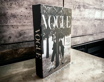 Dekorative Buchbox „Vogue“: Luxuriöse Tischdekoration