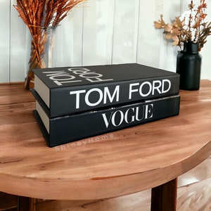 Luxury Decorative Book Box,  Tom Ford Book Box, Openable Book Box, Home Decor, Coffee Table Decor, Fake Book Box, Luxury Book, Table Decor,