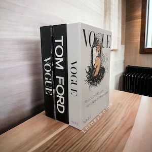 Luxury Decorative Book Box,  Tom Ford Book Box, Openable Book Box, Home Decor, Coffee Table Decor, Fake Book Box, Luxury Book, Table Decor,