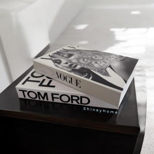 Luxury Decorative Book Box,  Tom Ford Book Box, Openable Book Box, Home Decor, Coffee Table Decor, Fake Book Box, Luxury Book, Table Decor,