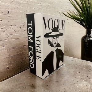 Luxury Decorative Book Box, Tom Ford Book Box, Openable Book Box, Home Decor, Coffee Table Decor, Fake Book Box, Luxury Book, Table Decor,