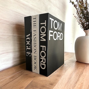 Luxury Decorative Book Box,  Tom Ford Book Box, Openable Book Box, Home Decor, Coffee Table Decor, Fake Book Box, Luxury Book, Table Decor,