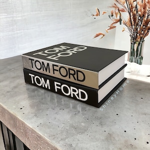 Luxury Decorative Book Box,  Tom Ford Book Box, Openable Book Box, Home Decor, Coffee Table Decor, Fake Book Box, Luxury Book, Table Decor,