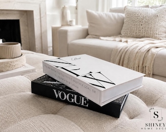 Vogue Buchbox: Luxuriöse, dekorative Aufbewahrungsbox