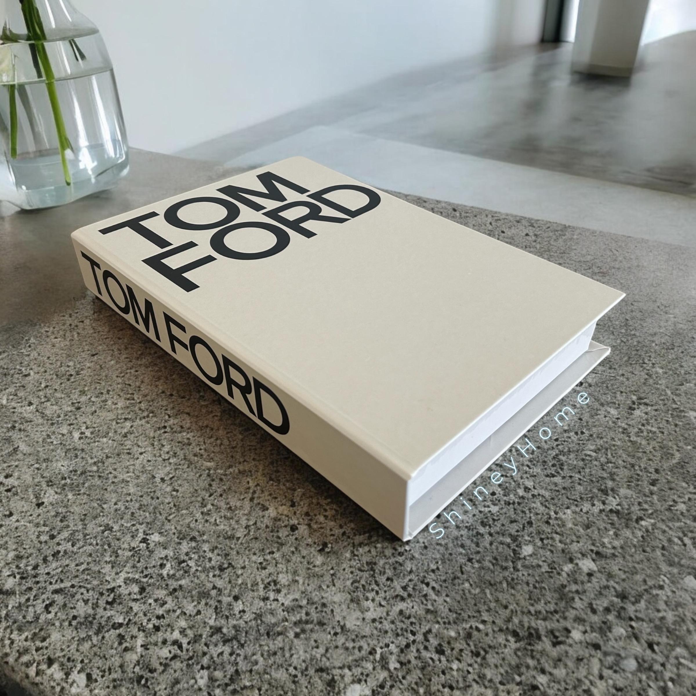Luxury Tom Ford Book Box: Decorative Storage, Coffee Table Decor