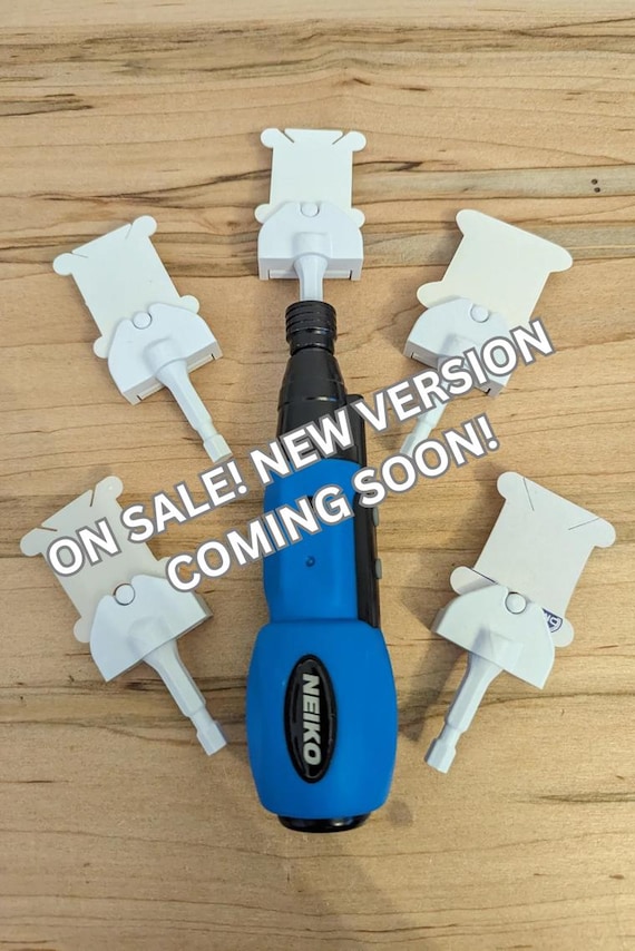 The NEW Wicked Winder - Drill Powered Embroidery Floss Winder - Generic/DMC Plastic + Cardboard