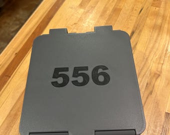 SureSnap 5.57/.223 Patronenkiste | Sicherer Aufbewahrungskoffer mit Schnappdeckel | 3D gedruckter Sortimentsorganizer (100 rund)