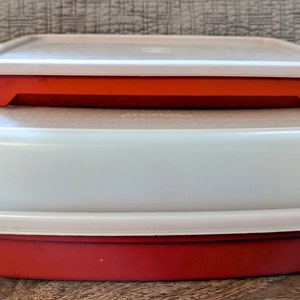 Vintage TUPPERWARE Grid Meat Marinade Keeper #1292 and Lid and Season N Serve Marinating Container #1294-8 and Lid #1295-7 - Get GRILLING!!
