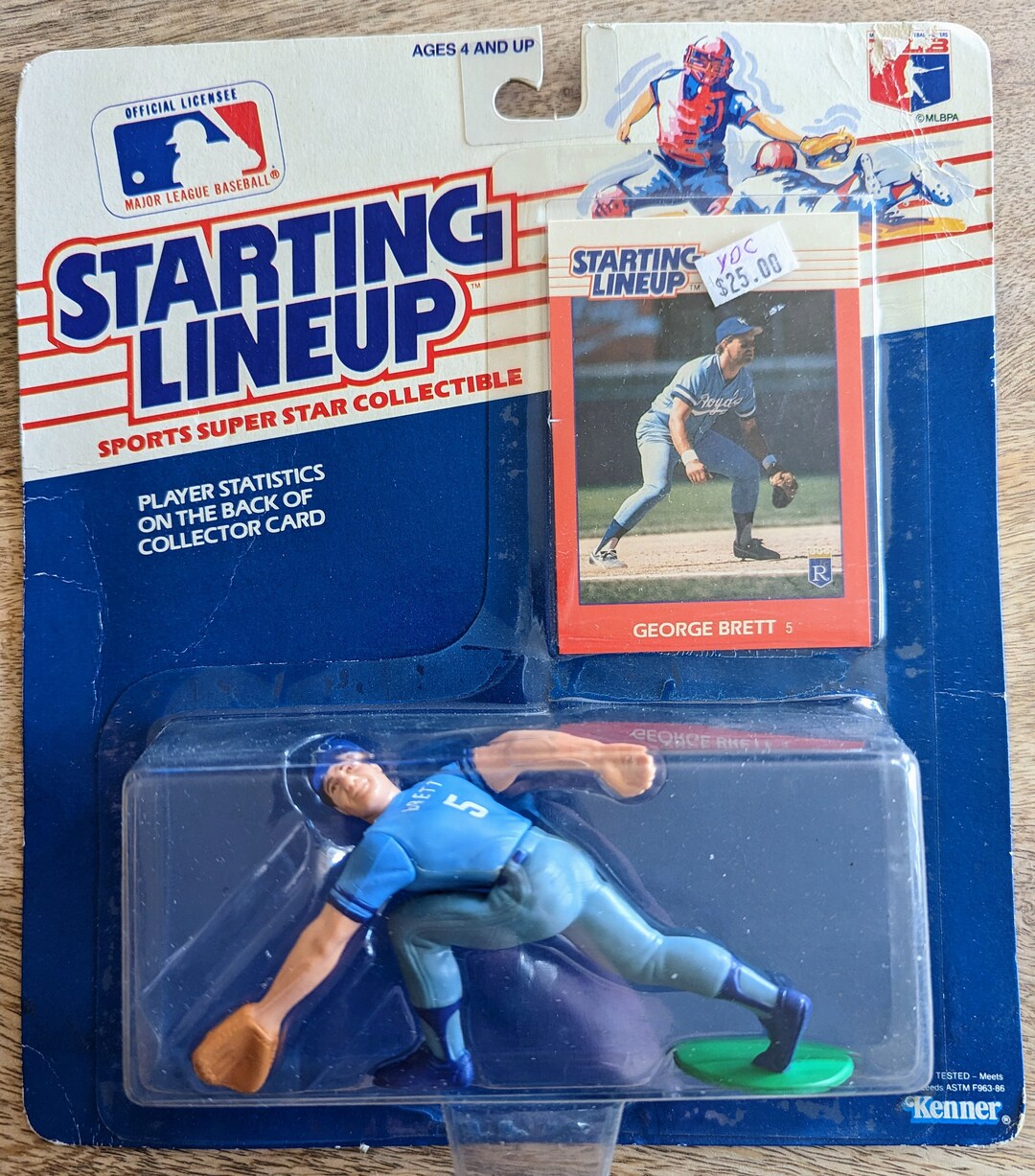 Starting Lineup Sports Super Star Collectible 1988 W/ Collector Card