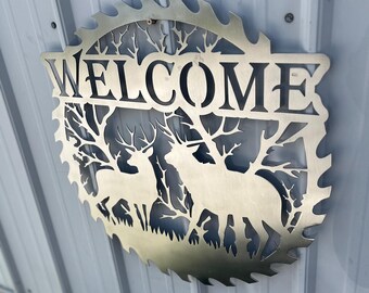 YOTQUULKI Aluminum Metal Sign – White Tailed Deer Bath Soap Sign, 8x12 Inches, Rustic Wall Decor - View #5