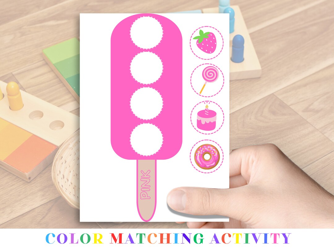 Montessori Color Activity for Learning Colors Game Interactive Color ...