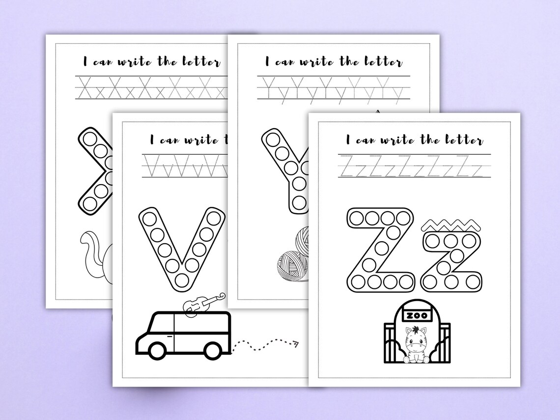 Printable Letter Tracing and Coloring Sheets for Preschoolers Coloring ...