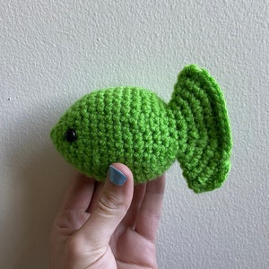 Crochet Fish Cat Toy with Catnip