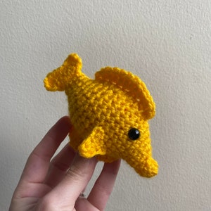 Yellow Tang Crochet Toy