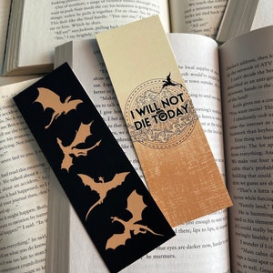 Fourth Wing Bookmark: Dragon Silhouette, Booktok Gift