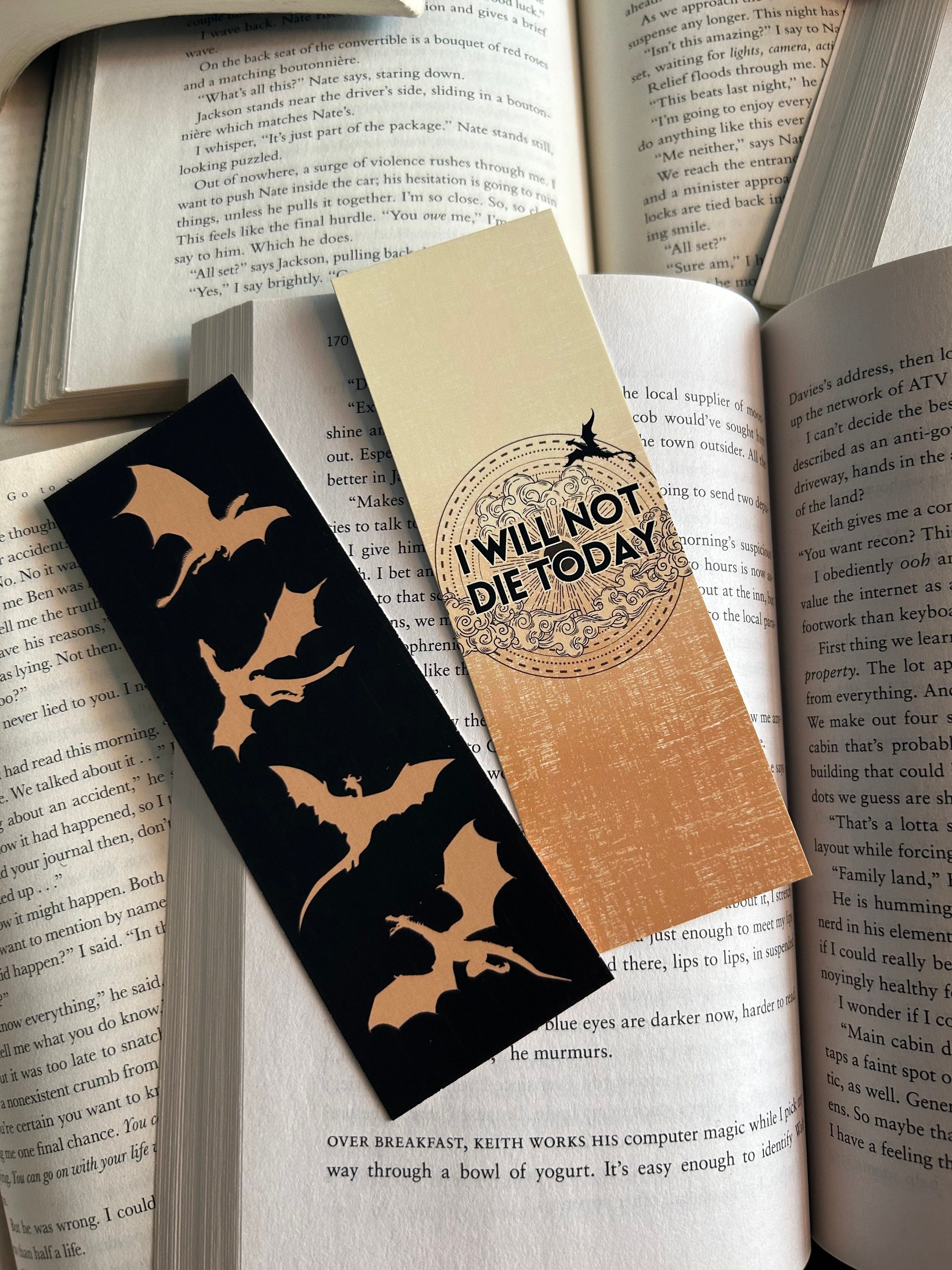 Fourth Wing Bookmark Rebecca Yarros Bookmark Romantasy -  Portugal