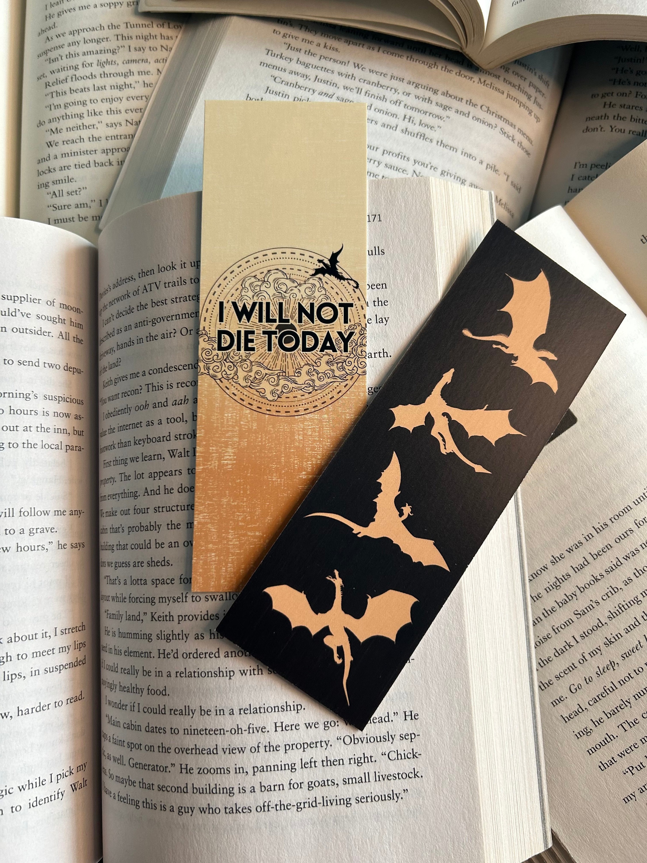 Fourth Wing by Rebecca Yarros Bookmark Booktok Bookmark - Etsy